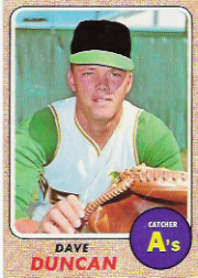 1968 Topps Baseball Cards      261     Dave Duncan